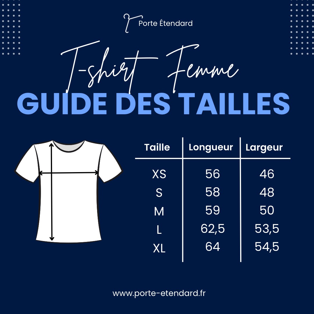 Taille t shirt femme hot sale